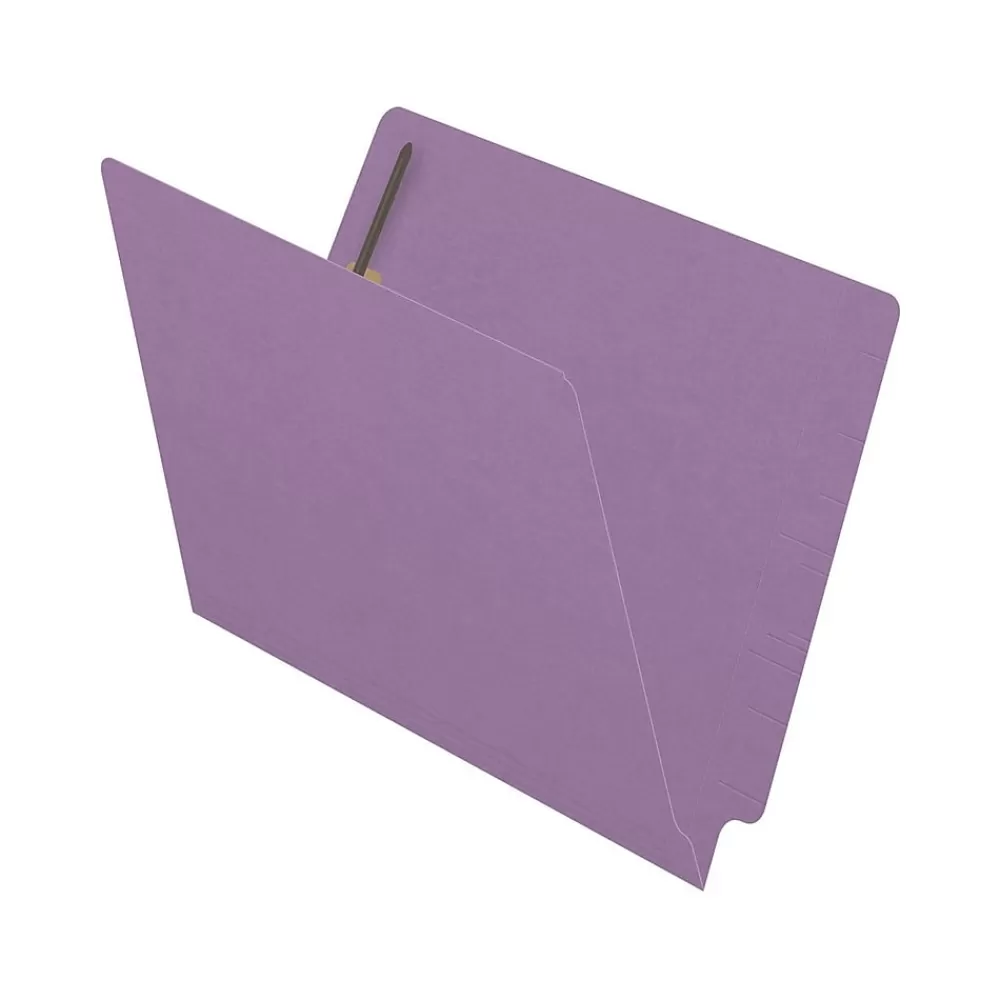 Medical Arts Press File Folders<Reinforced End Tab File Folder, Straight Cut, Letter-Size, Lavender, 50/Box (S-01601-LAV)