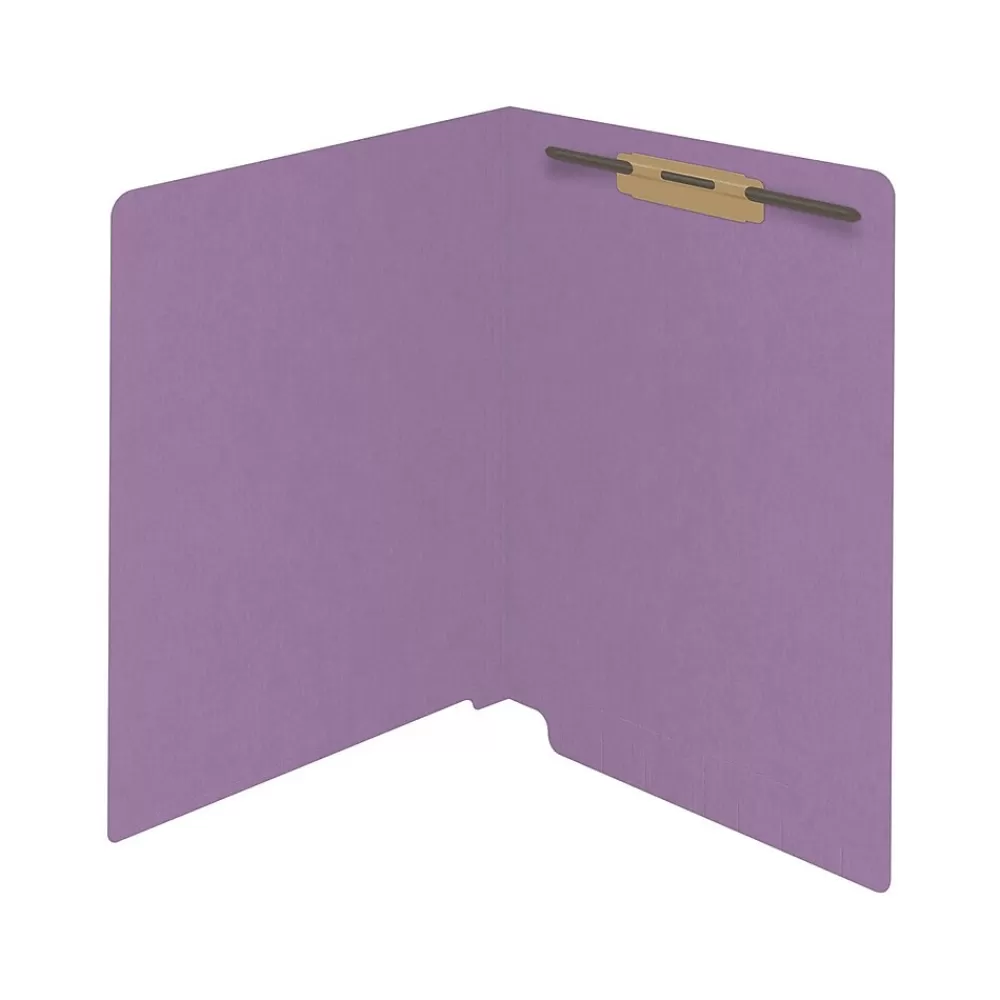 Medical Arts Press File Folders<Reinforced End Tab File Folder, Straight Cut, Letter-Size, Lavender, 50/Box (S-01601-LAV)