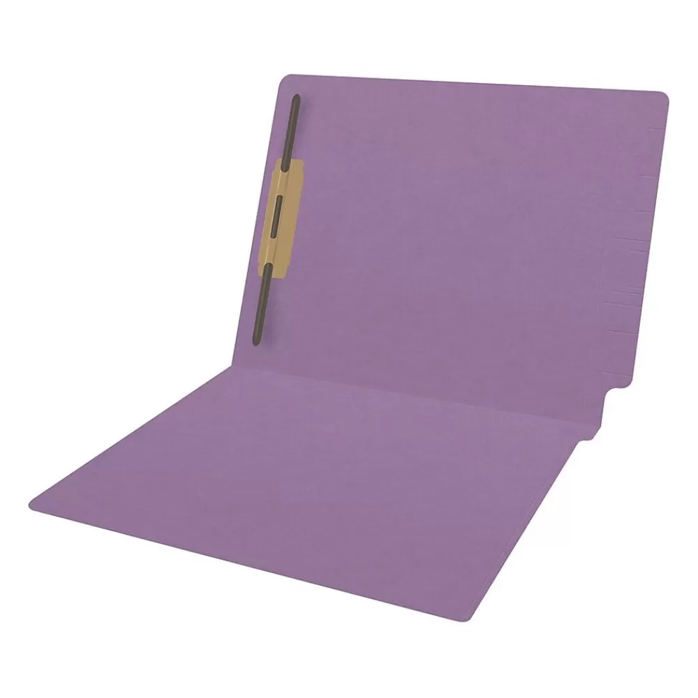 Medical Arts Press File Folders<Reinforced End Tab File Folder, Straight Cut, Letter-Size, Lavender, 50/Box (S-01601-LAV)