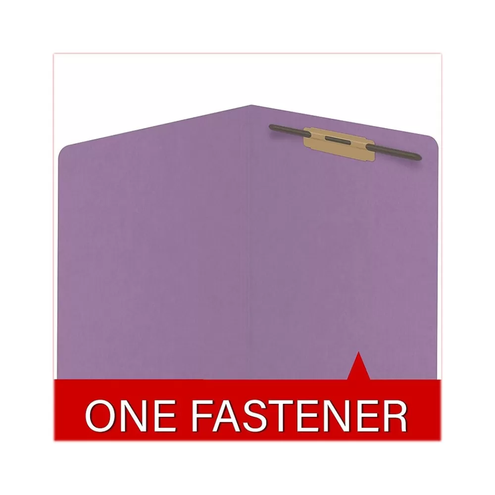 Medical Arts Press File Folders<Reinforced End Tab File Folder, Straight Cut, Letter-Size, Lavender, 50/Box (S-01601-LAV)