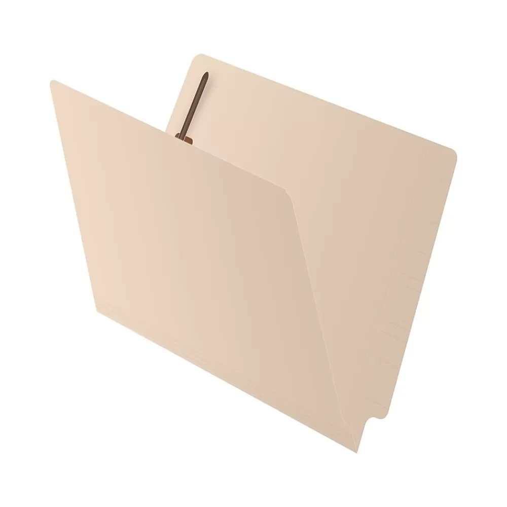 Medical Arts Press File Folders<Reinforced End Tab File Folder, Straight Cut, Letter-Size, Manila, 50/Box (S-01314)