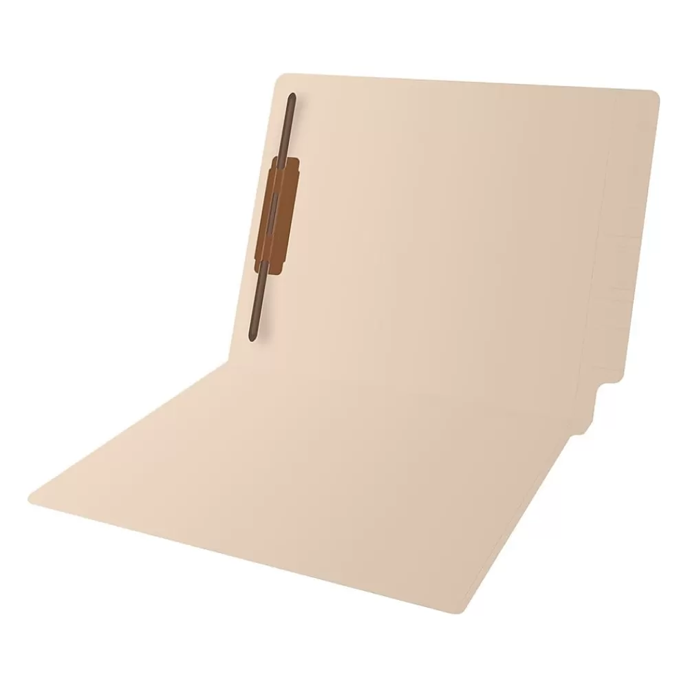 Medical Arts Press File Folders<Reinforced End Tab File Folder, Straight Cut, Letter-Size, Manila, 50/Box (S-01314)