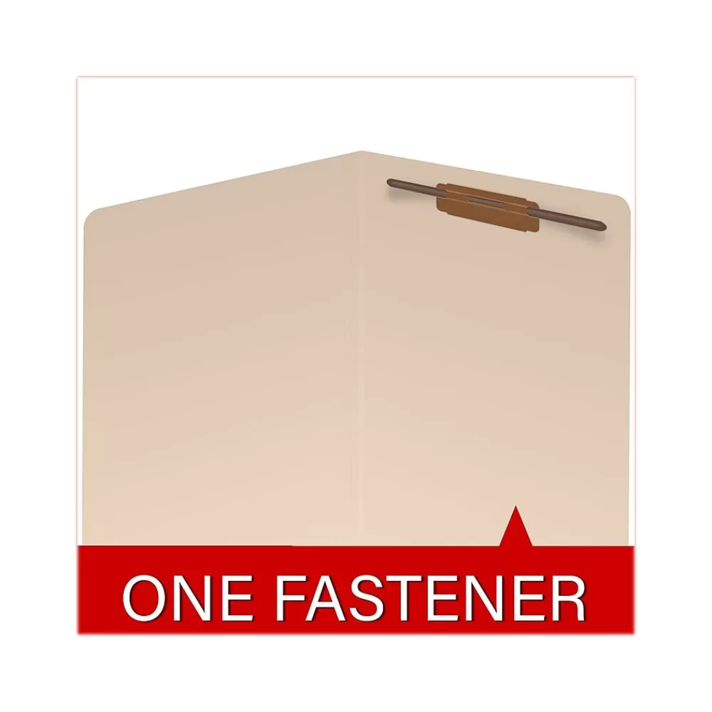 Medical Arts Press File Folders<Reinforced End Tab File Folder, Straight Cut, Letter-Size, Manila, 50/Box (S-01314)