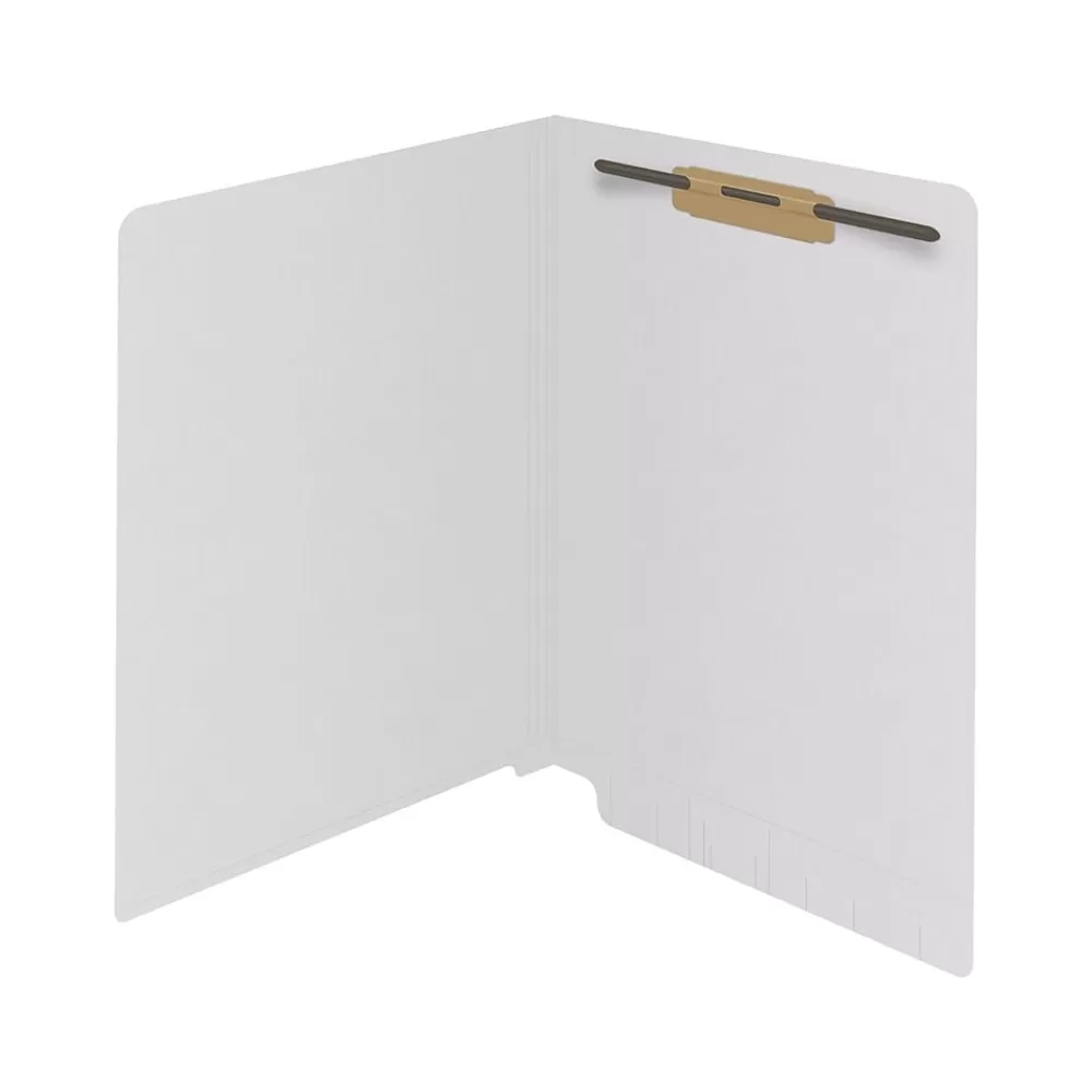 Medical Arts Press File Folders<Reinforced End Tab File Folder, Straight Cut, Letter-Size, White, 50/Box (S-01501-WHT)