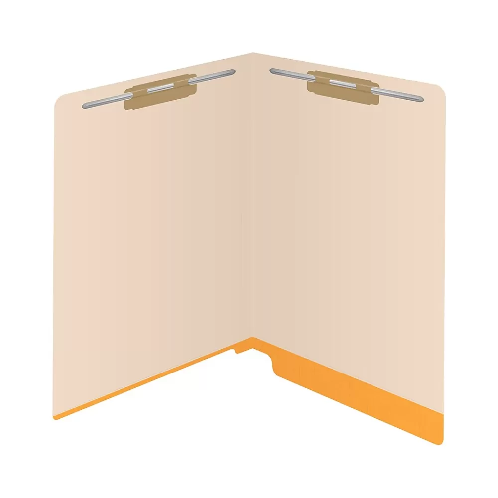 Medical Arts Press File Folders<Reinforced End Tab File Folder, Straight-Cut, Letter Size, Manila/Yellow, 50/Box (S-09473-YLW)