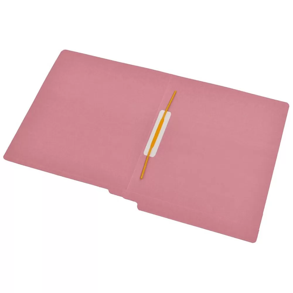 Medical Arts Press File Folders<Reinforced End Tab File Folder, Straight-Cut, Letter Size, Pink, 50/Box (S-09168-PNK)