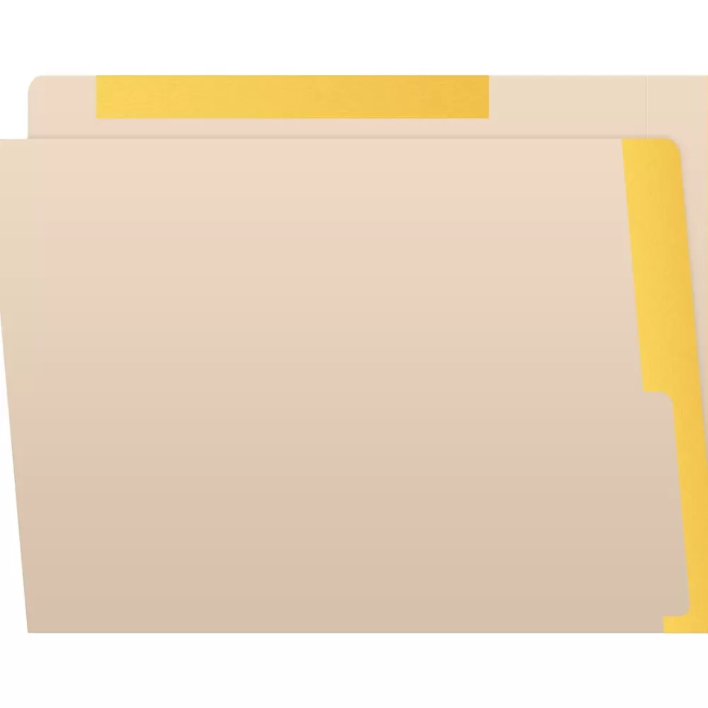 Medical Arts Press File Folders<Reinforced Top Tab File Folder, Full-Cut, Letter Size, Manila/Yellow, 50/Box (S-09468-YLW)