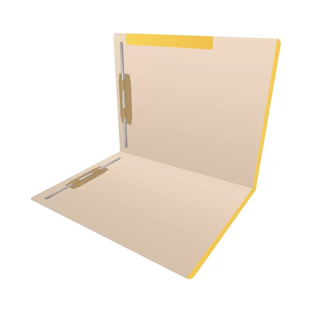Medical Arts Press File Folders<Reinforced Top Tab File Folder, Full-Cut, Letter Size, Manila/Yellow, 50/Box (S-09468-YLW)