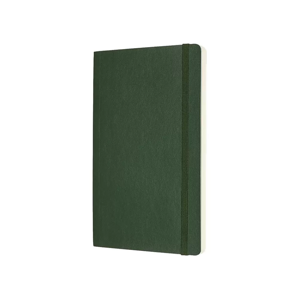 Moleskine Notebooks<Classic Pocket Notebook, 5" x 8.25", Wide Ruled, 120 Sheets, Green (629063)