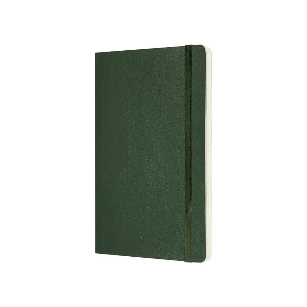 Moleskine Notebooks<Classic Pocket Notebook, 5" x 8.25", Wide Ruled, 96 Sheets, Green (600011)