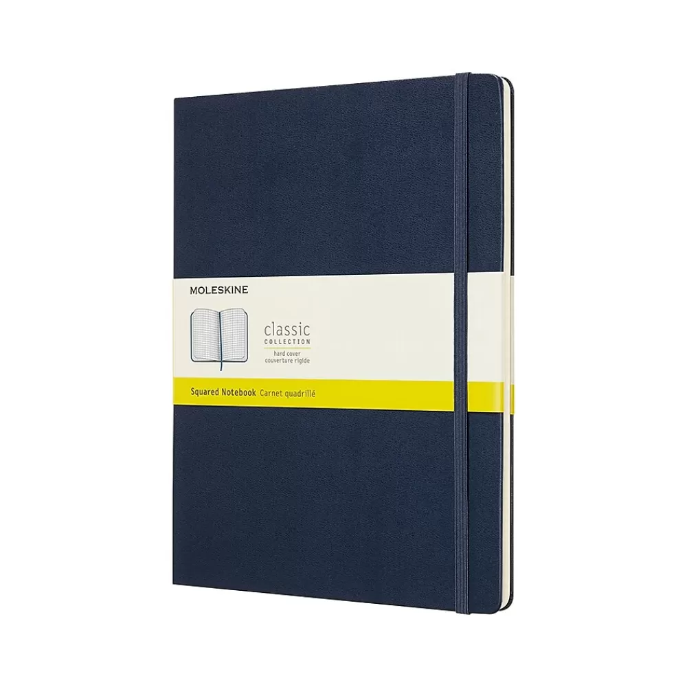 Moleskine Notebooks<Classic Professional Notebooks, 5" x 8.25", 120 Sheets, Blue (893687XX)