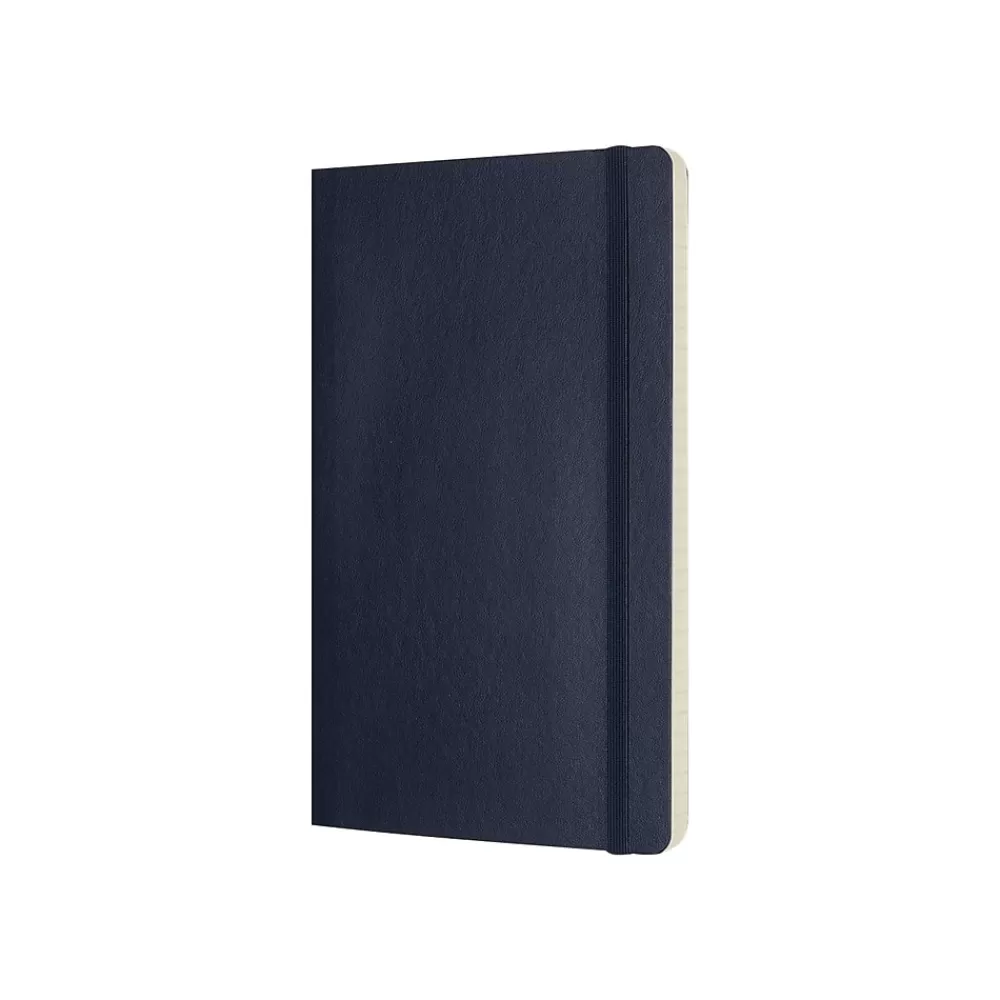 Moleskine Notebooks<Classic Professional Notebooks, 5" x 8.25", Wide Ruled, 96 Sheets, Blue (854740XX)