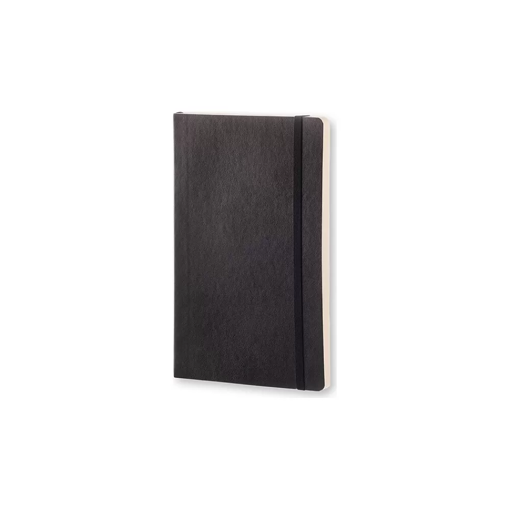 Moleskine Journals<Classic Soft Cover Notebook, 5" x 8.25", Black (892741XX)