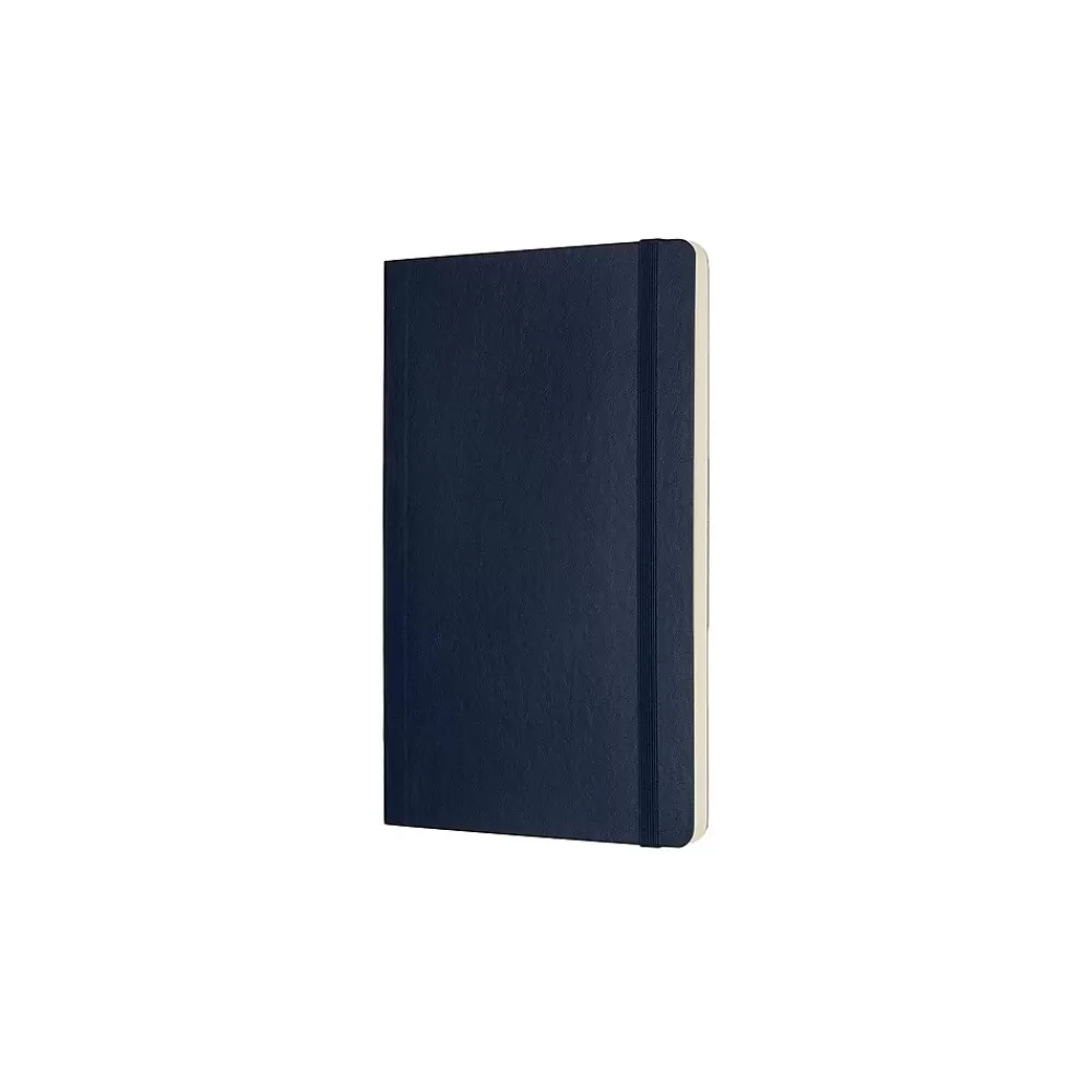 Moleskine Journals<Classic Soft Cover Notebook, 5" x 8.25", Sapphire Blue (854764XX)