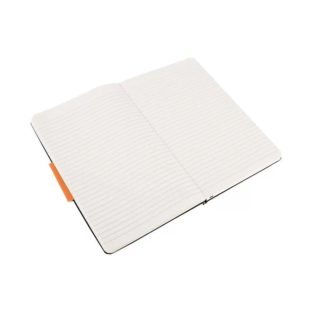 Moleskine Notebooks<Classic 1-Subject Professional Notebook, 7.5" x 10", Narrow Ruled, 96 Sheets, Black (323067)