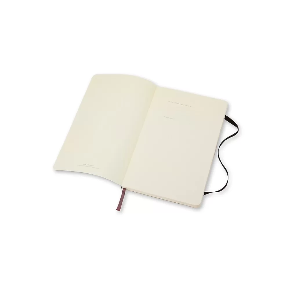 Moleskine Notebooks<Classic 1-Subject Professional Notebooks, 3.5" x 5.5", College Ruled, 96 Sheets, Black (707100)