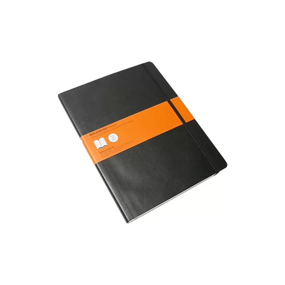 Moleskine Notebooks<Professional Notebooks, 9.75" x 7.5", College Ruled, 96 Sheets, Black (707223)