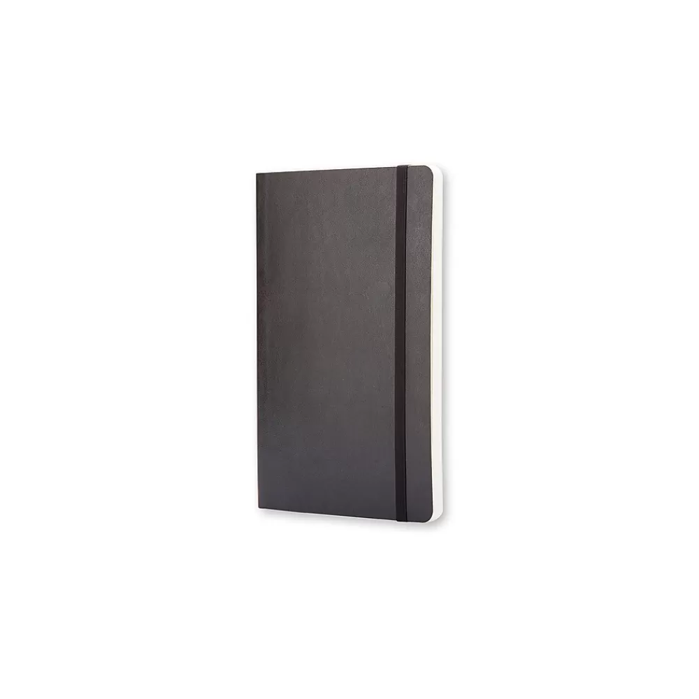 Moleskine Notebooks<Professional Notebooks, 5" x 8.25", College Ruled, 96 Sheets, Black (707162)