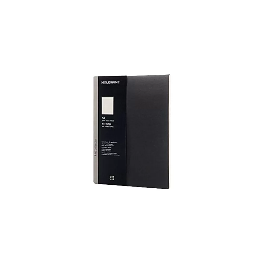 Moleskine Notepads<Professional Notepad 11" x 8.5" Soft Cover Ruled Black (891577)