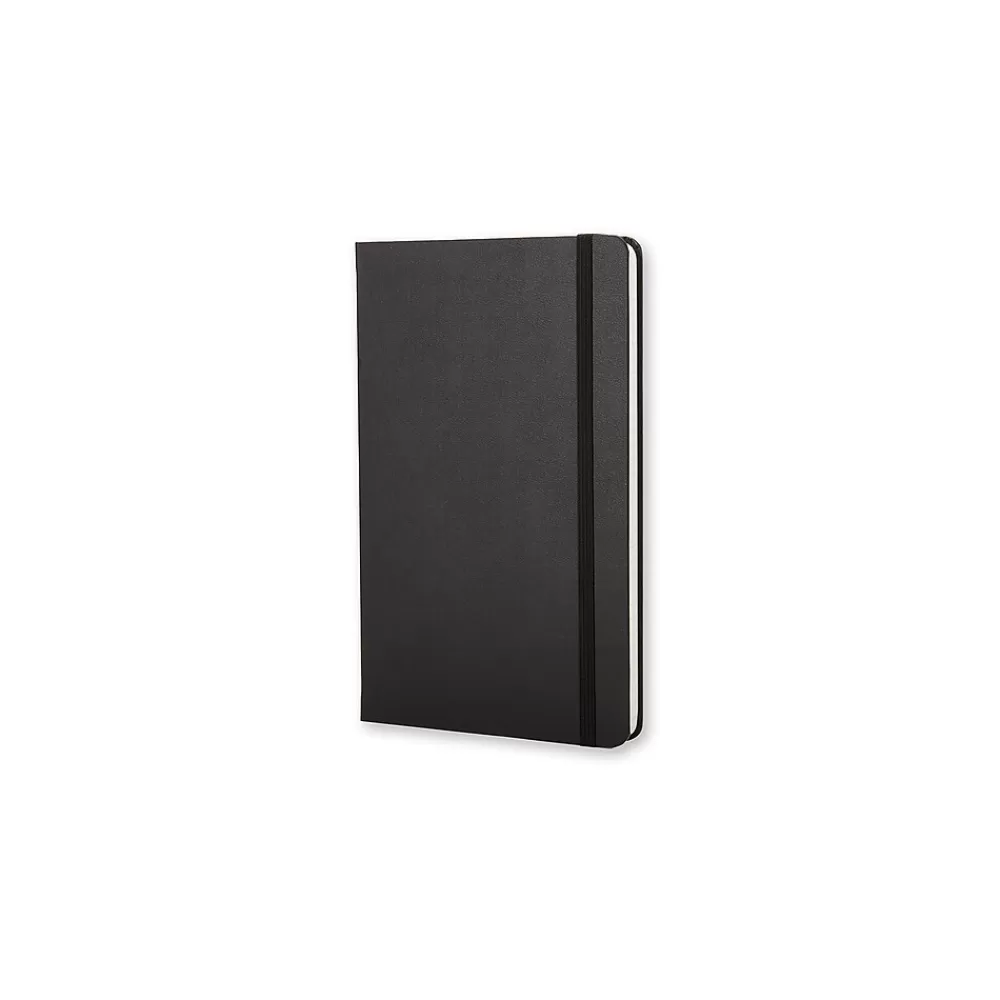 Moleskine Notebooks<1-Subject Professional Notebook, 3.5" x 5.5", Narrow Ruled, 96 Sheets, Black (701009)