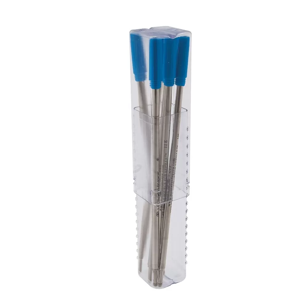 Monteverde Pens<® Medium Ballpoint Refill For Cross Ballpoint Pens, 6/Pack, Blue