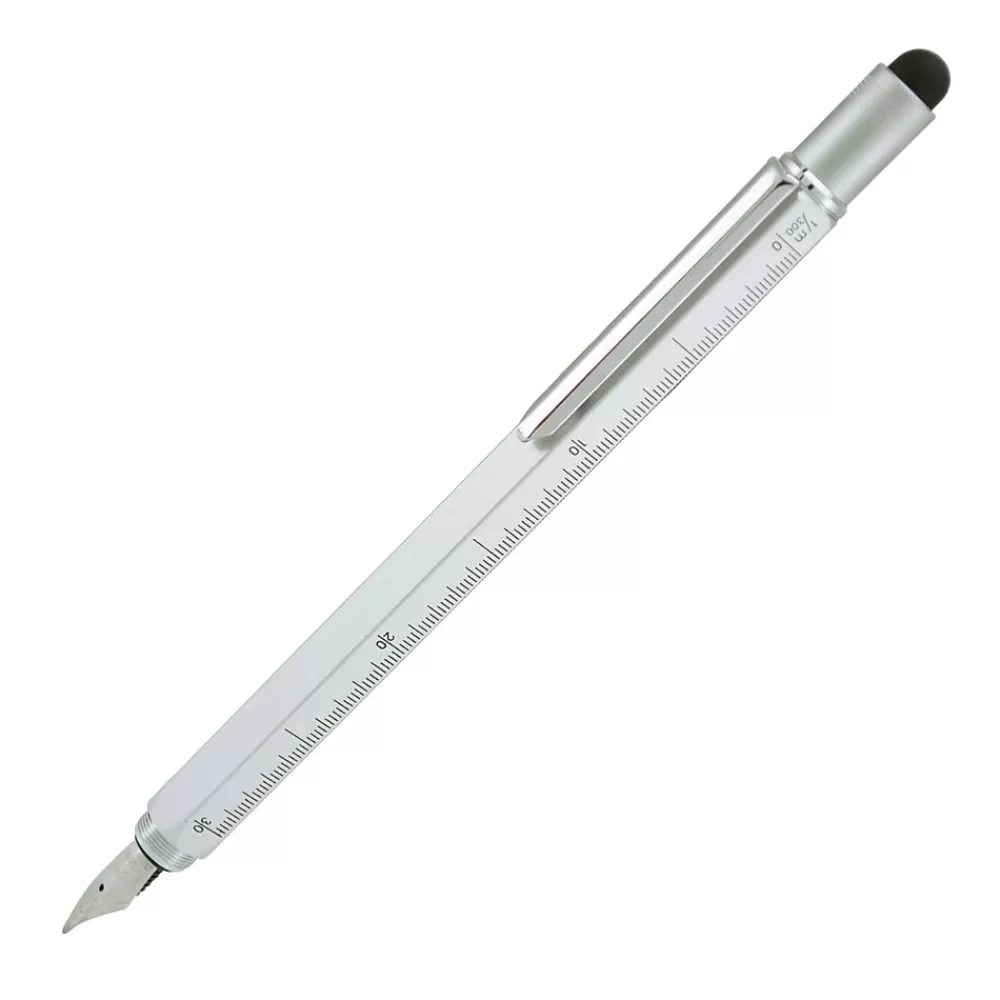 Monteverde Pens<One Touch Fountain Pen, Medium Point, Black Ink (MV35233)