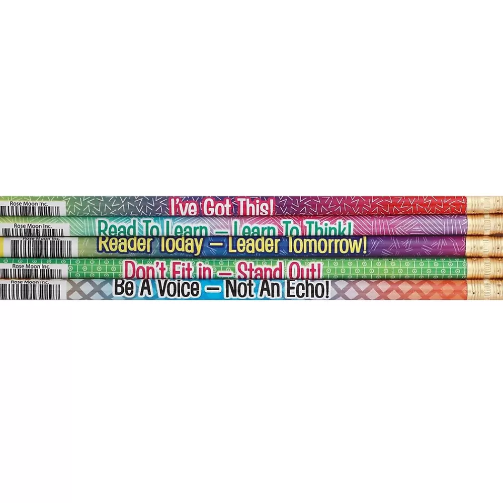 Moon Products Pencils<Motivate Me Pencils, #2 HB Lead, Box of 144 (JRM53229G)