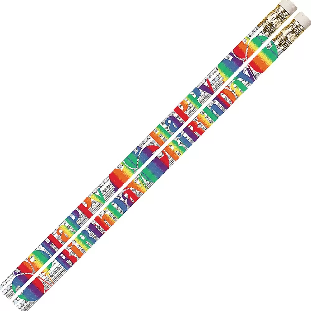 Musgrave Pencil Company Pencils<Chevron Chic Wooden Pencil, 0.5mm, #2 Hard Lead, 144/Box (MUS1356G)