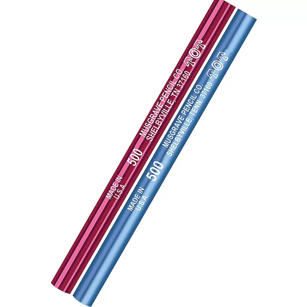 Musgrave Pencil Company Pencils<TOT "Big Dipper" Jumbo Pencils Without Eraser, #2 Lead, 12/Pack, 6 Packs (MUS500-6)