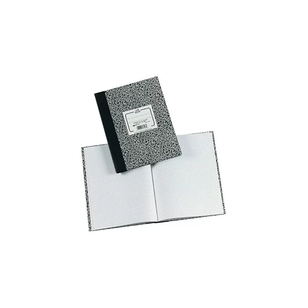 National Brand Composition Notebooks<Laboratory 1-Subject Composition Notebooks, 7.875" x 10.125", Quad, 60 Sheets, Green (RED53108)