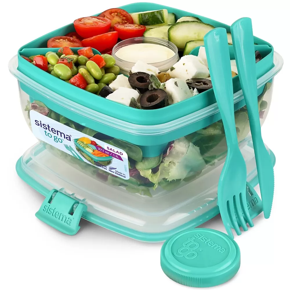 Newell Lunch Totes & Water Bottles<Sistema Salad Container, Clear (21356ZS)