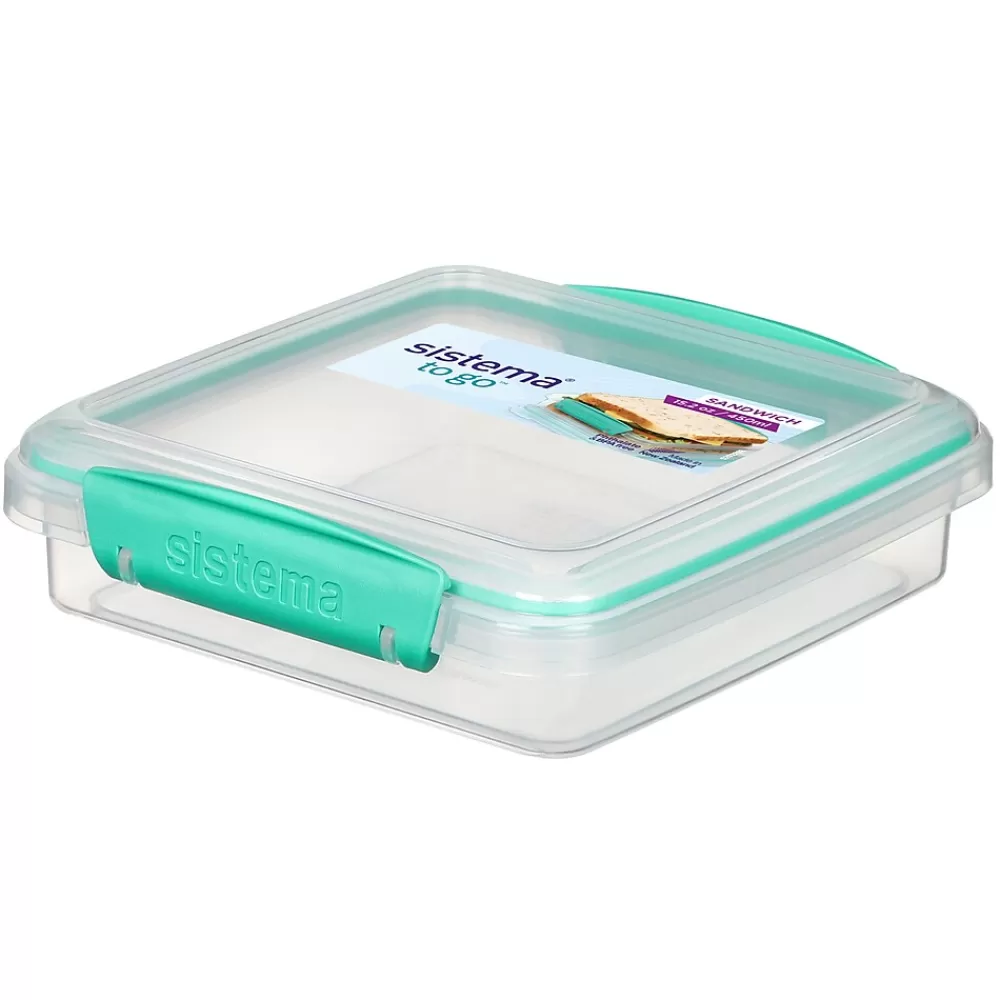 Newell Lunch Totes & Water Bottles<Sistema Snack Container, Clear (21647)