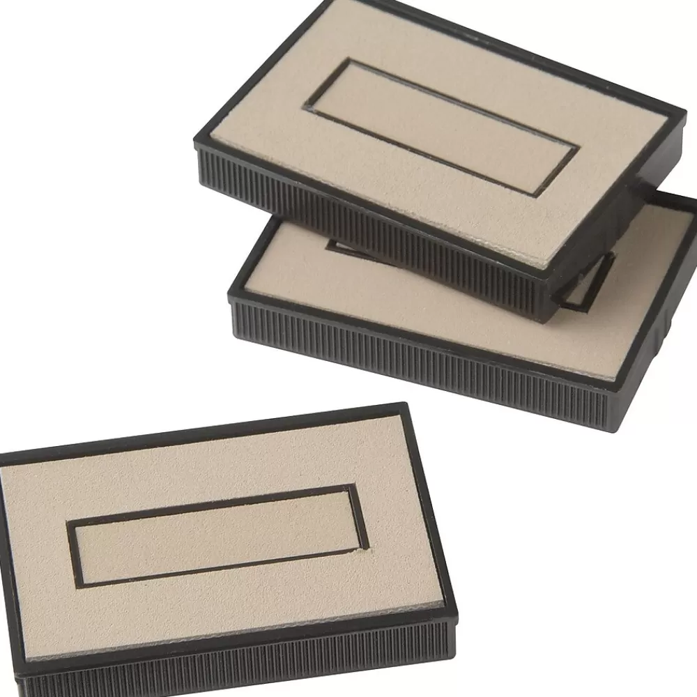 Offistamp Stamps & Stamp Pads<Double Blank Dry Replacement Stamp Pads, 3/Pack (034515)