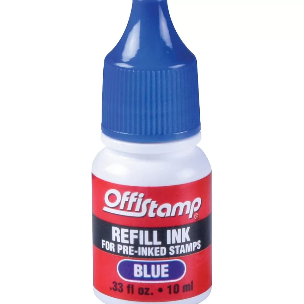 Offistamp Stamps & Stamp Pads<Pre-Inked Stamp, Blue Ink Refill