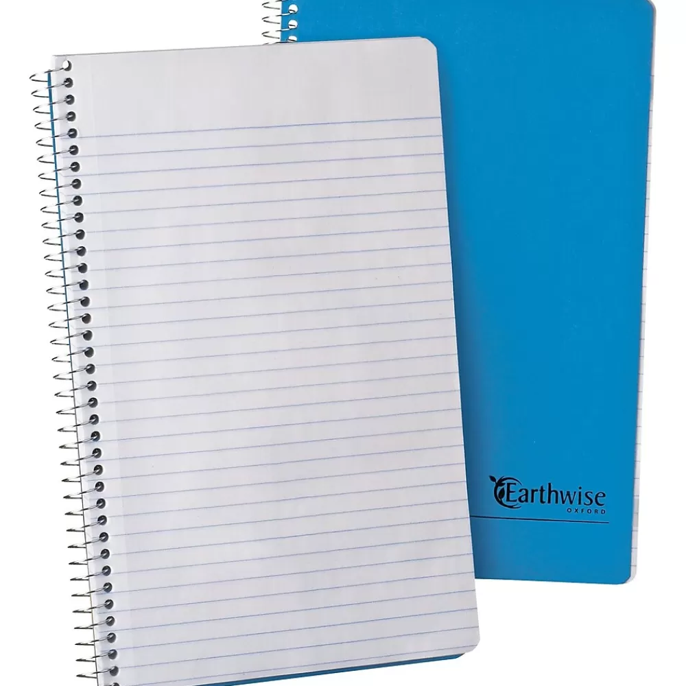 Oxford Subject Notebooks<Earthwise 1-Subject Notebooks, 6" x 9.5", College Ruled, 80 Sheets, Blue (25-203R)