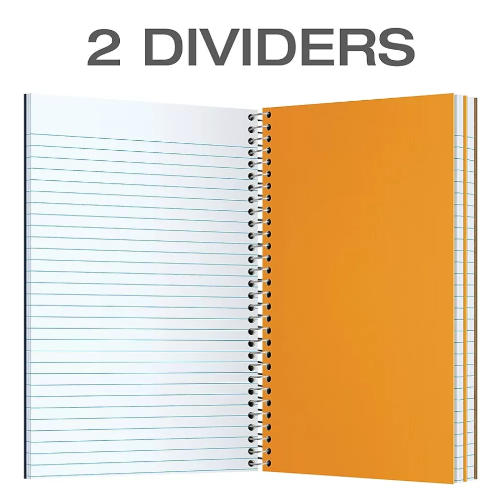 Oxford Subject Notebooks<Earthwise 3-Subject Notebooks, 6" x 9.5", College Ruled, 150 Sheets (25-447R)