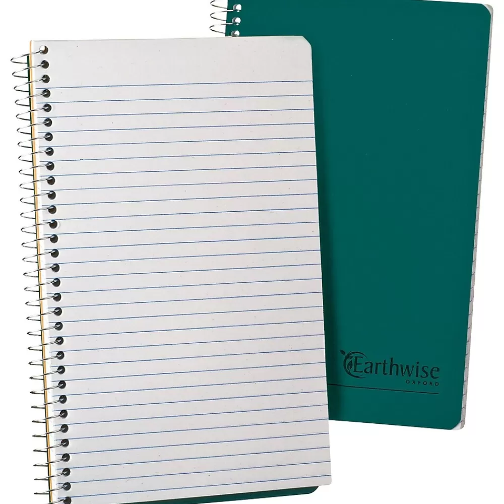 Oxford Subject Notebooks<Earthwise 1-Subject Notebooks, 5" x 8", Narrow Ruled, 80 Sheets, Green (25-400R)