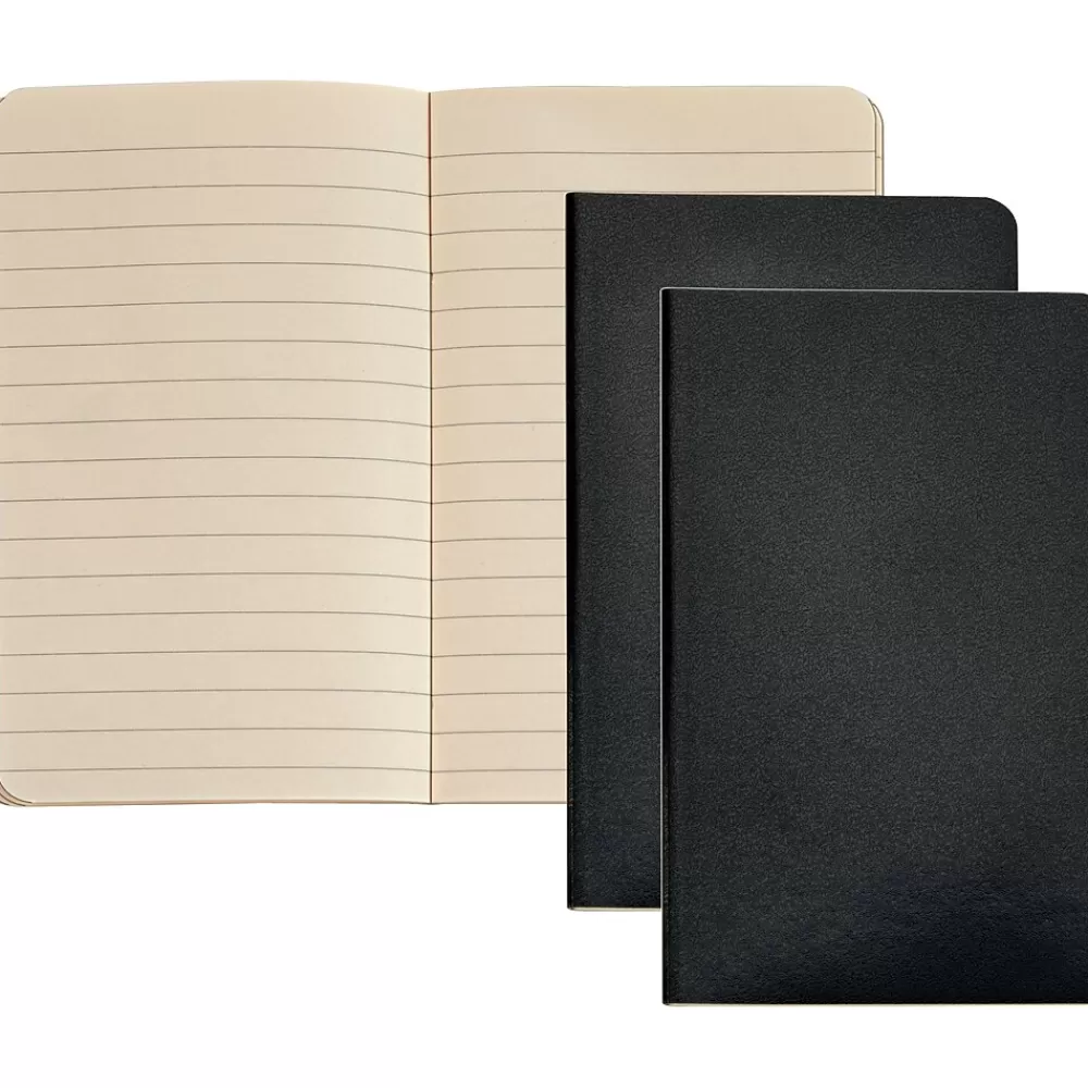 Oxford Journals<Idea Collective Pocket Journal, 3.5" x 5.5", Wide Ruled, Black, 2/Pack (56877)