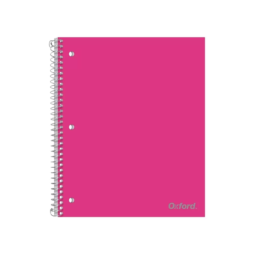 Oxford Subject Notebooks<1-Subject Notebooks, 8.5" x 11", College Ruled, 100 Sheets, Assorted Colors (10590)