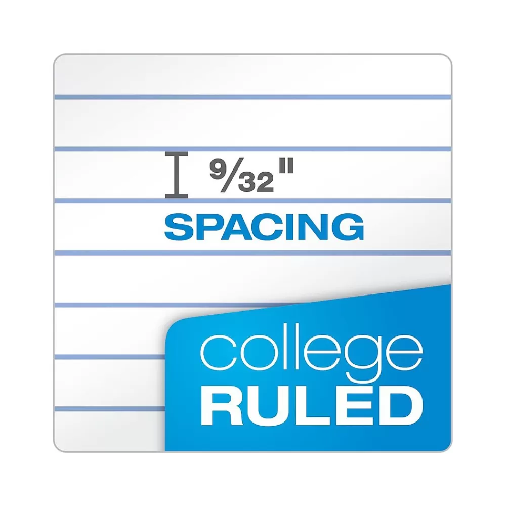 Oxford Subject Notebooks<1-Subject Notebooks, 8.5" x 11", College Ruled, 100 Sheets, Assorted Colors (10590)