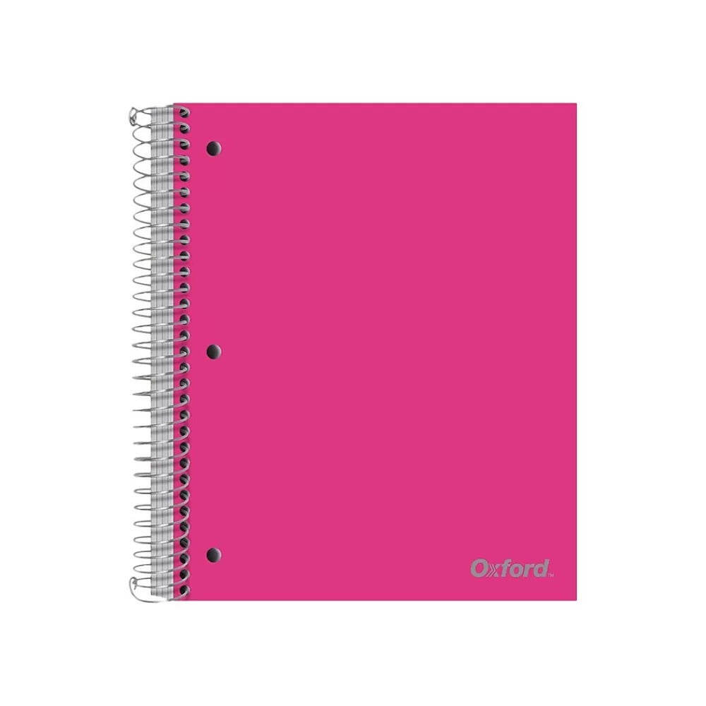 Oxford Subject Notebooks<5-Subject Notebooks, 8.5" x 11", College Ruled, 200 Sheets, Assorted Colors (10588)