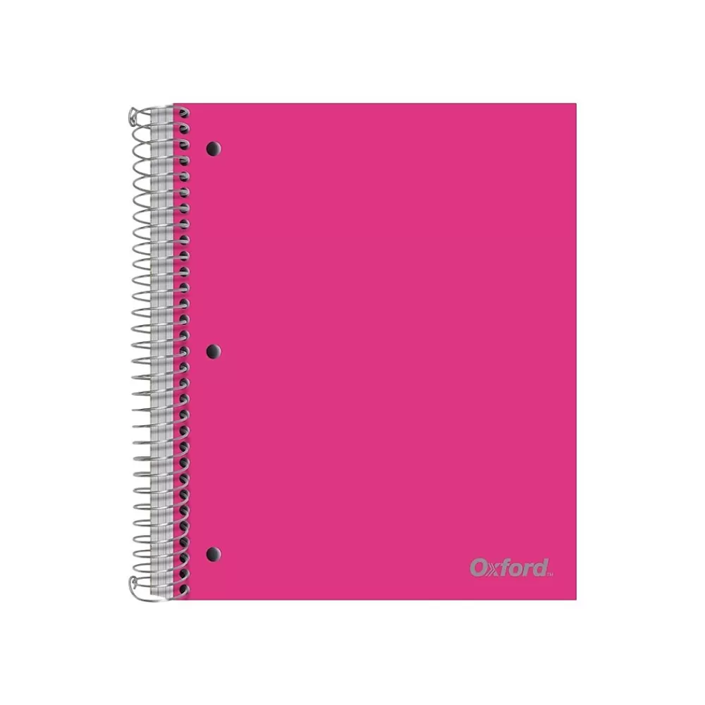Oxford Subject Notebooks<3-Subject Notebooks, 8.5" x 11", College Ruled, 150 Sheets, Assorted Colors (10586)