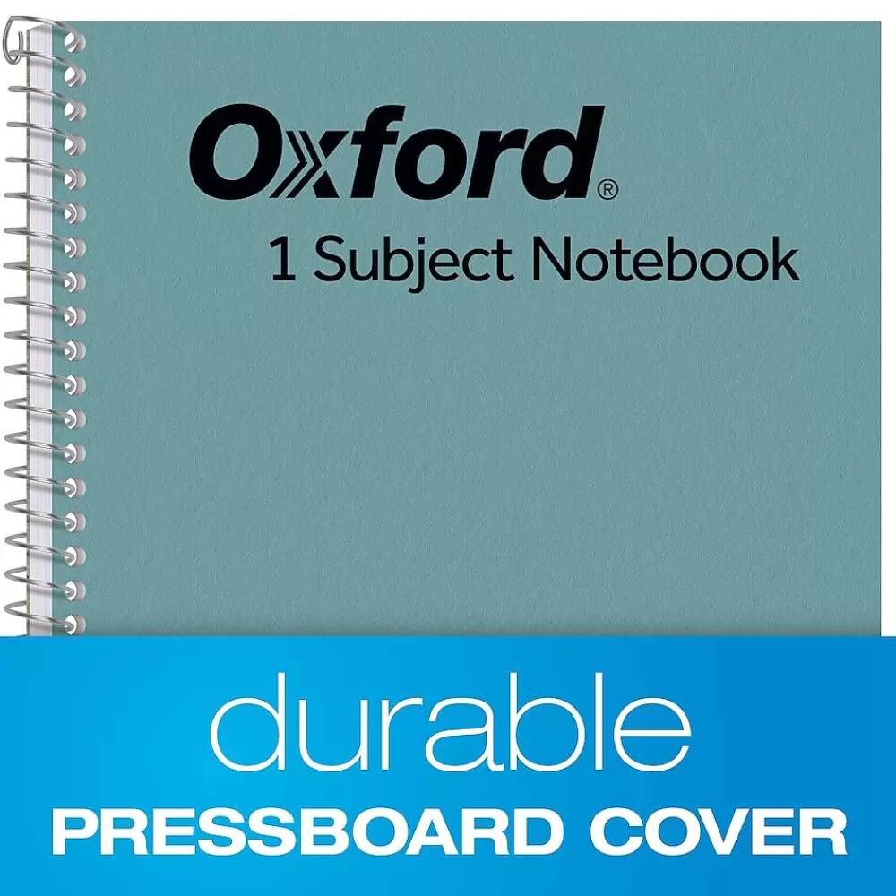 Oxford Subject Notebooks<1-Subject Notebooks, 6" x 9.5", College Ruled, 80 Sheets, Blue (65121)