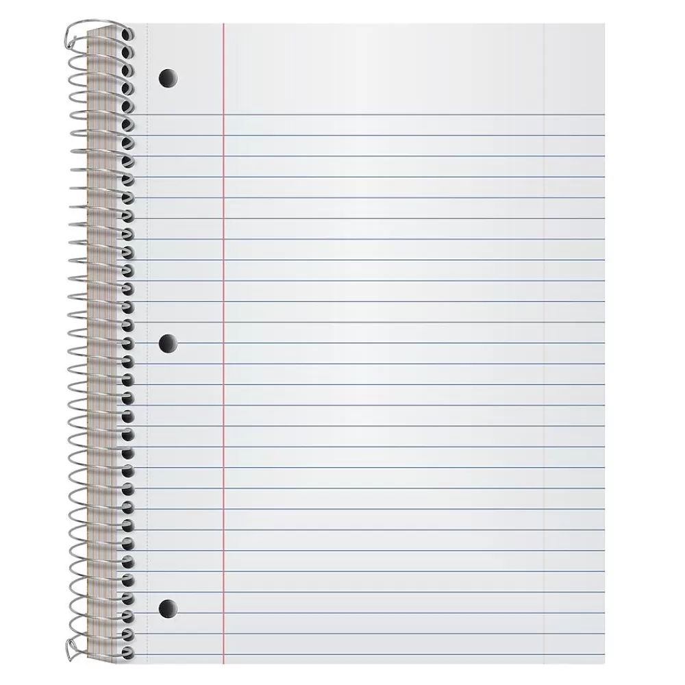 Oxford Subject Notebooks<5-Subject Subject Notebooks, 8" x 10.5", Wide Ruled, 180 Sheets, Each (65058)
