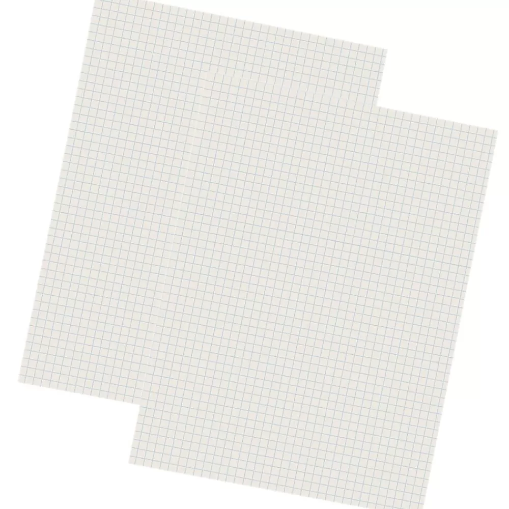 Pacon Filler Paper<Graph Paper, 9" x 12", 500 Sheets/Pack, 2 Packs/Bundle (PAC2862-2)