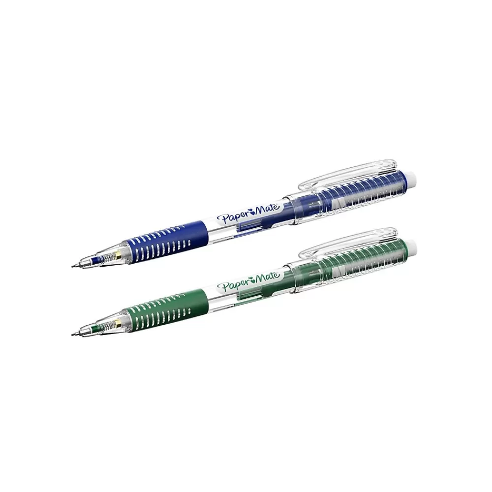 Paper Mate Pencils<Clearpoint Mechanical Pencils, 0.7mm, #2 Hard Lead, 2/Pack (2061243)