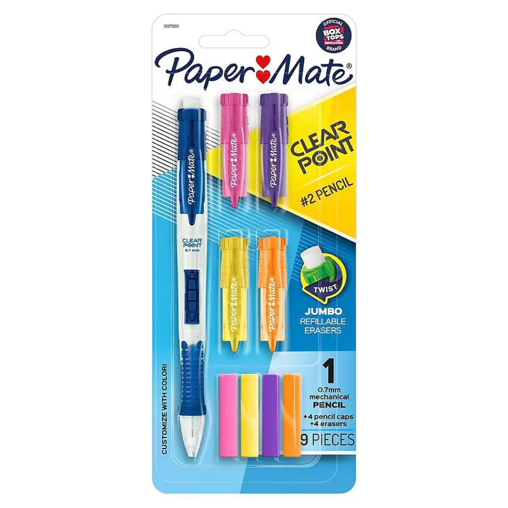 Paper Mate Pencils<Clearpoint Mix & Match Mechanical Pencil, 0.7mm, #2 Medium Lead (1887960)