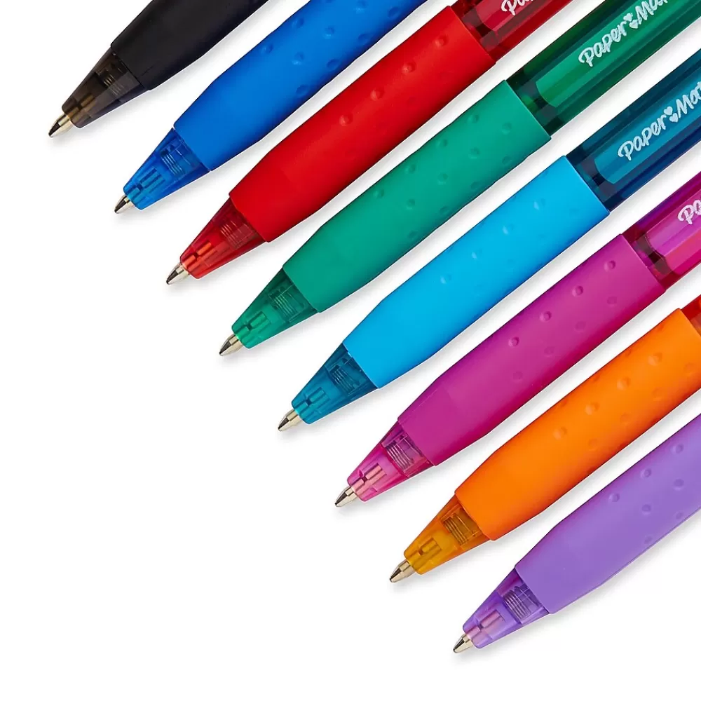 Paper Mate Pens<InkJoy 300 RT Retractable Ballpoint Pen, Medium Point, Assorted Ink, 24/Pack (1945926)