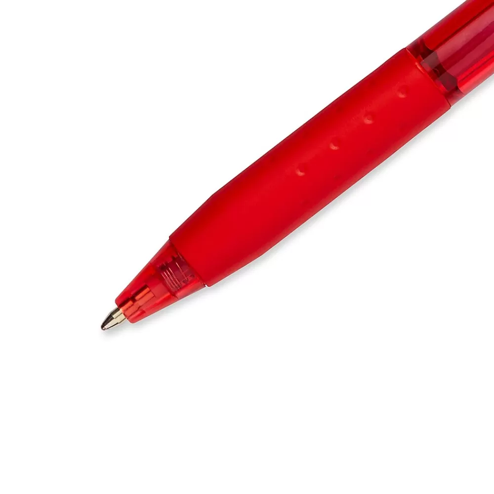Paper Mate Pens<InkJoy 300 RT Retractable Ballpoint Pen, Medium Point, Red Ink, Dozen (1951258)