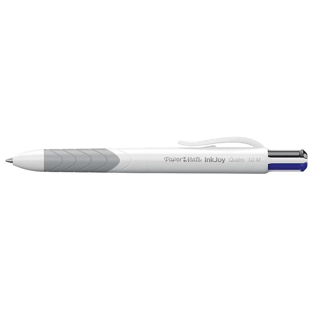 Paper Mate Pens<InkJoy Quatro Retractable Ballpoint Pen, Medium Point, Assorted Ink, 3/Pack (1832419)